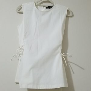 Theory Side-Tie Fitted Top